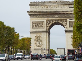 
on a city street in Paris, France, deserted, no tourists, self-isolation, quarantine, stay at home