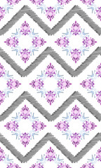 Ornamental print pattern. Decorative texture for surface design. Filigree vector ornament.