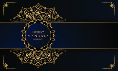 Luxury mandala background for wedding invitation, book cover, flyer, menu, brochure or leaflet
