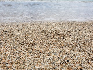 arreia, praia, conchinhas, mar, natureza, férias, fundo de tela, 