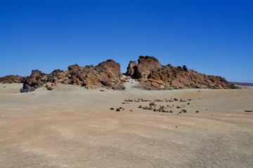 Rock formation at the beach