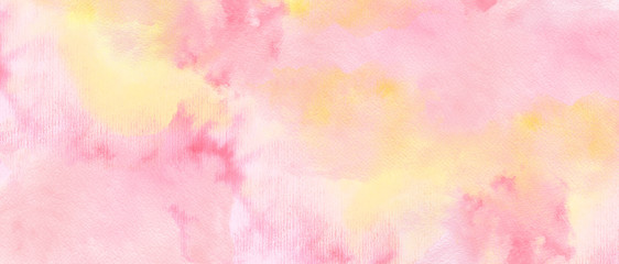 Abstract multicolor watercolor gradient paint  texture background.