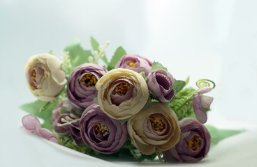 bouquet of pink roses