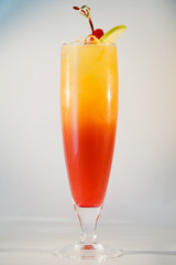 orange juice in a glass