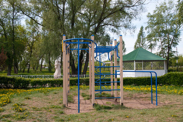 Fototapeta na wymiar children's Playground simulator in the Park