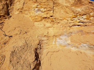 falésias, rochas, areia, deserto, natureza, vida, seca, árido