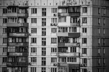Fototapeta na wymiar Moskau Plattenbau