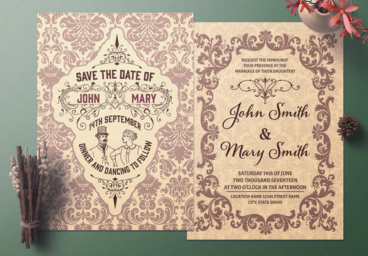 Wedding Invitation Layout