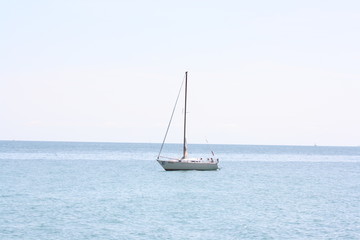 sailboat on the sea