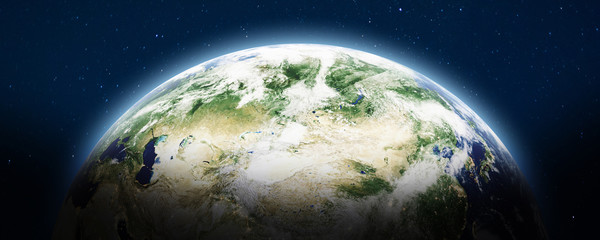Planet Earth panoramic