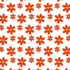 flowers background design, natural floral nature plant ornament garden decoration and botany theme Vector illustration