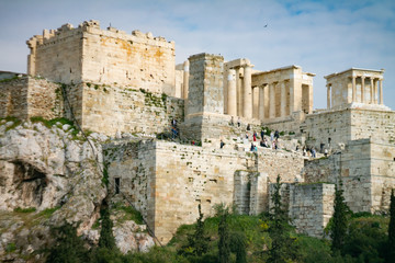 Acropolis in the Athens. Greece