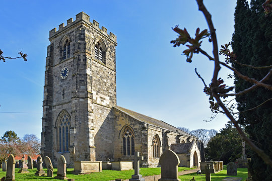 St Andrew's Church, Bainton, East Yorkshire, England UK