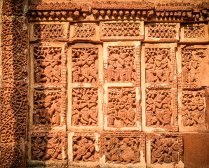 temple artwork is showing on the wall