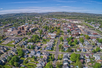 Fototapeta premium Sayre is a small Town in the very far north portion of Pennsylvania