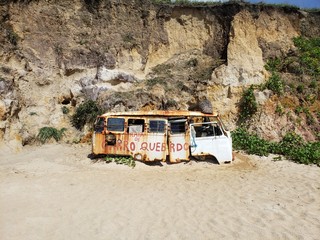 praia, carro, quebrado, praia do carro quebrado, paraíso, areia, montanhas, 