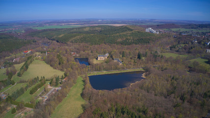 Thüringen - Friedrichroda. Vogelperspektive.