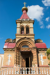 Fototapeta na wymiar The building of the Orthodox Christian Church