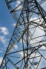 high voltage power lines colour