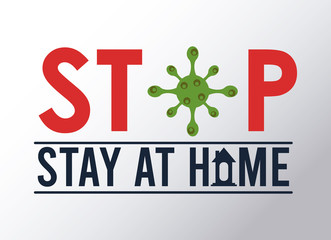 stay at home to stop the covid19 signal