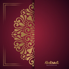 Gold background with mandala © visnezh
