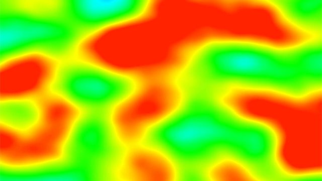 Mapa de calor, diferentes colores
