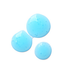 Shower gel on white background