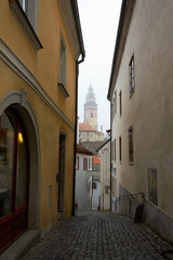Fototapeta premium empty streets of the Czech Republic during the covid-19 coronavirus pandemic