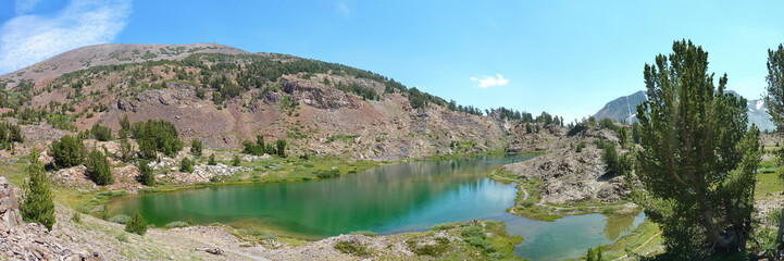Fototapeta na wymiar Sunny view of the Z Lake
