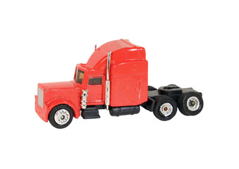 toy truck isolated on white