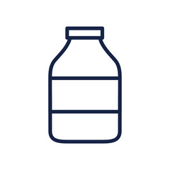 alcohol bottle icon, line style