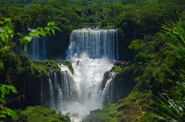 iguazu, waterfall, river, brazil