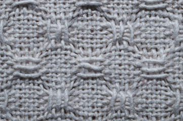 Knitted wool texture. fabric material close up. textile background