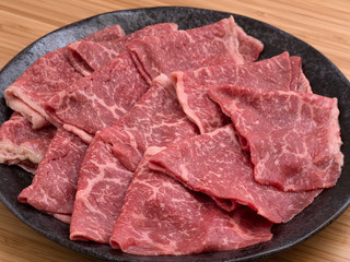 黒毛和牛の薄切り