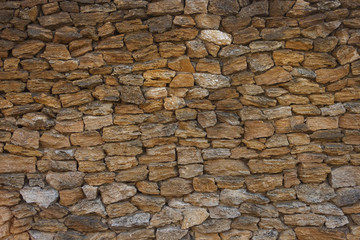 Wall of natural stone. Background for 3d