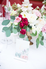 Floristics decor flowers holiday decoration roses peonies