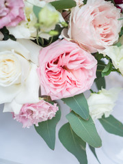 Floristics decor flowers holiday decoration roses peonies