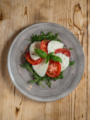 Caprese salad tomatoes mozzarella Basil