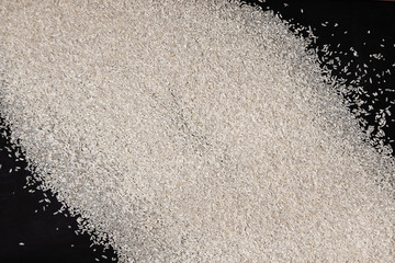 rice on dark backgrounds