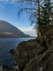 morning in the mountains