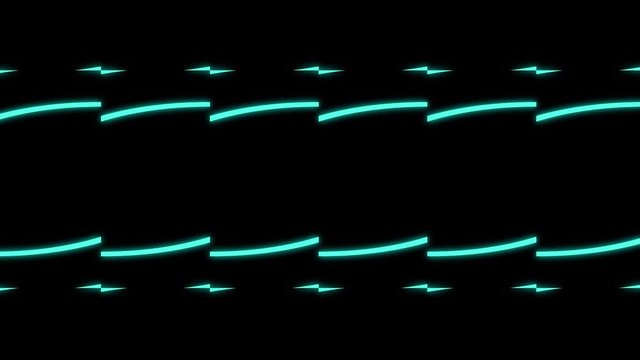 abstract tunnel music motion background, mapping. VJ night club party. Loop - HD