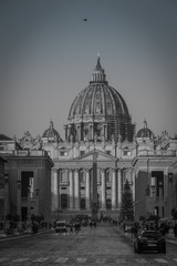Fototapeta na wymiar ROME, LAZIO / ITALY - DECEMBER 30 2019: Vatican city 