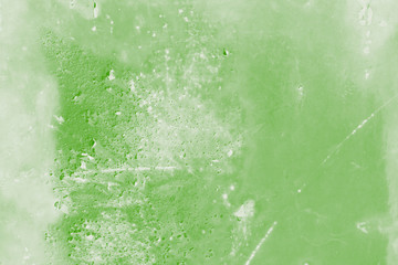 Old rusty texture metal background. Oxidized metal iron panel, green toned