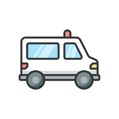 Ambulance Vector Icon