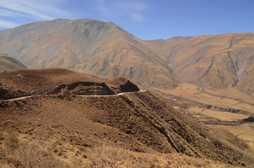 La cuesta del obispo, Salta, Argentina.