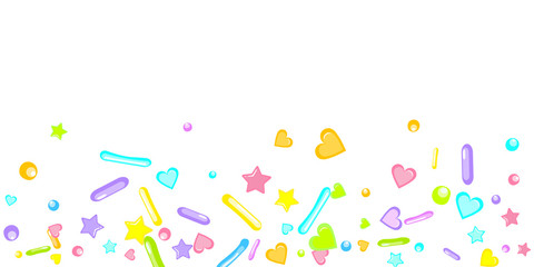 Sprinkles grainy. Cupcake dessert bakery confetti