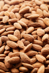 close up of almonds