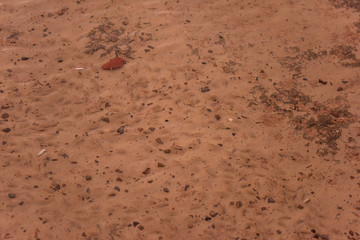 Wallpaper. Sea sand. The texture of yellow beach sand.