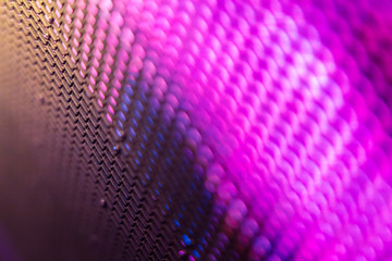 CloseUp LED blurred screen. LED soft focus background. abstract background ideal for design.