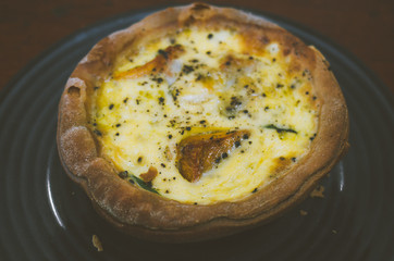 homemade apple pie on a plate